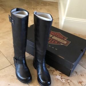 Harley Davidson knee high boots